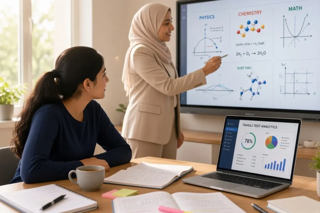 المعلمة الخصوصية للتحصيلي: خطتك الشاملة لضمان الدرجة العالية وحسم القبول الجامعي