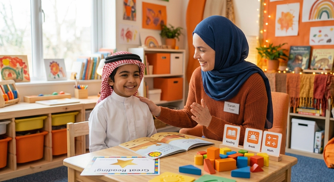 افضل معلمة صعوبات تعلم وتأسيس زيارات منزلية في جدة والرياض
