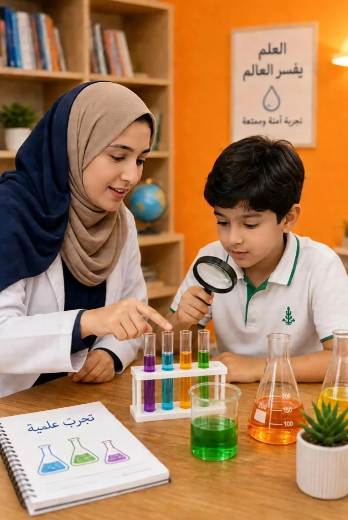 معلمة علوم وتأسيس سائنس منصة أفق