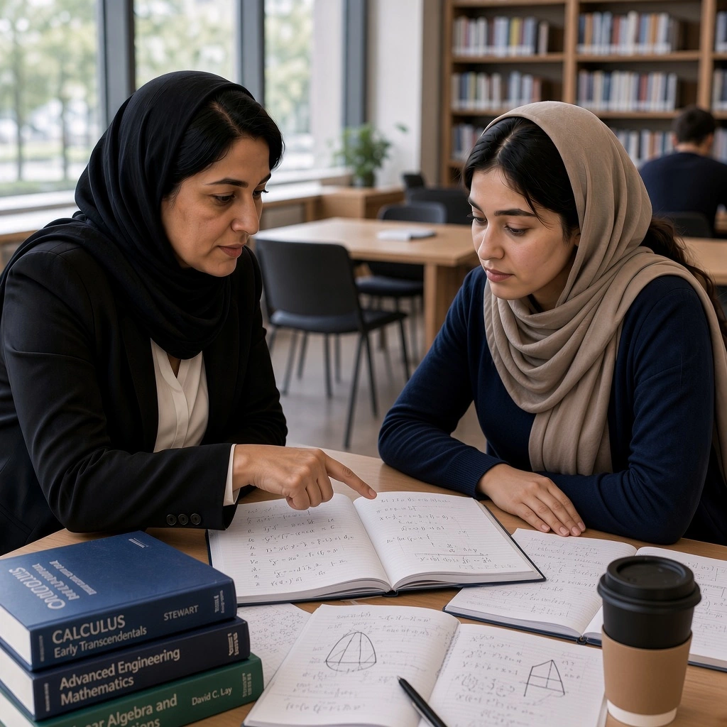 معلمة جامعية خصوصي تدرس مواد السنة التحضيرية في منصة افق
